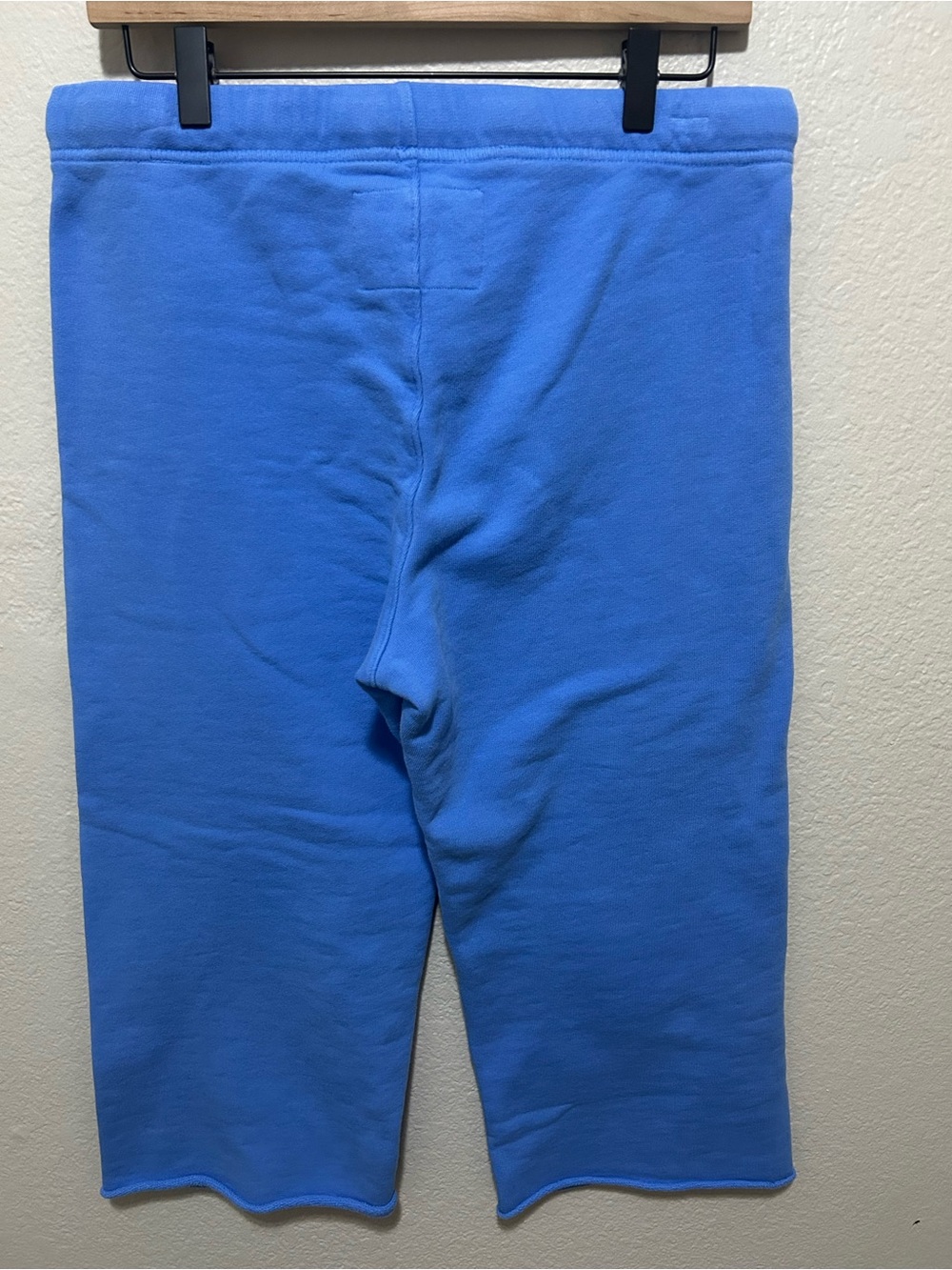 Frank & Eileen Catherine Favorite Cropped Sweatpants Bluebird Medium 100% Cotton - Picture 4 of 6